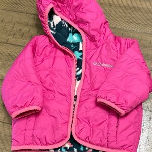 Columbia Kids Bright Pink Puffer Jacket